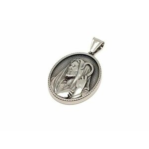 Medál acél pásztor Jézus 2, 5x3cm kép