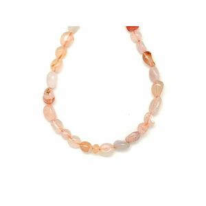 Achát sakura pebble 6-10mm – ékszerkészítő alapanyag (füzér) kép