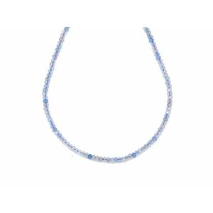 Akvamarin fazettált korong 2x1mm – ékszerkészítő alapanyag (füzér) kép