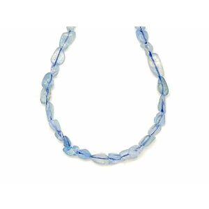 Akvamarin pebble 5-9mm – ékszerkészítő alapanyag (füzér) kép