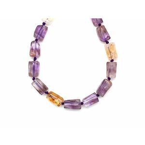 Ametrin hengerszerű 6-8x10-12mm – ékszerkészítő alapanyag (füzér) kép