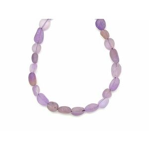 Ametrin matt pebble 6-10mm – ékszerkészítő alapanyag (füzér) kép