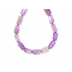 Ametrin világos hengerszerű 6-8x10-12mm – ékszerkészítő alapanyag (füzér) kép