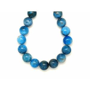 Apatit golyó 13-14mm – ékszerkészítő alapanyag (füzér) kép