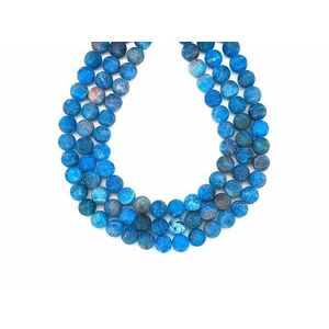 Apatit matt golyó 8mm – ékszerkészítő alapanyag (füzér) kép