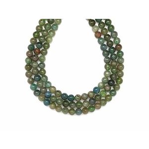 Apatit zöld golyó 6mm – ékszerkészítő alapanyag (füzér) kép