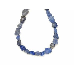 Aventurin kék nyers darabok 10-12mm – ékszerkészítő alapanyag (füzér) kép