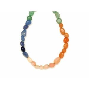 Aventurin multi pebble 6-8mm – ékszerkészítő alapanyag (füzér) kép