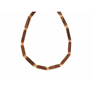 Bambusz sötét henger 14-18x2-4mm – ékszerkészítő alapanyag (füzér) kép