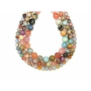 Berill golyó B 10mm – ékszerkészítő alapanyag (füzér) kép