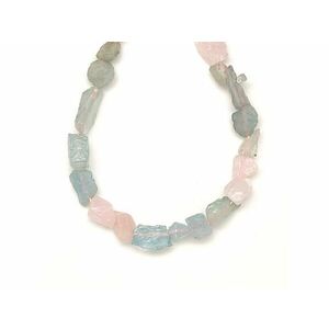 Berill nyers darabok 10-12mm – ékszerkészítő alapanyag (füzér) kép