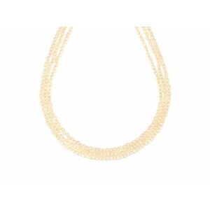 Cirkon fazettált halvány sárga golyó 2mm – ékszerkészítő alapanyag (füzér) kép