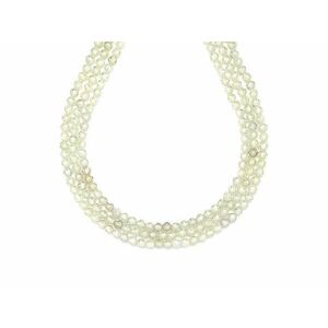 Cirkon fazettált halvány zöld golyó 3mm – ékszerkészítő alapanyag (füzér) kép