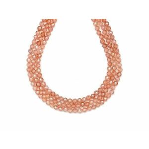 Cirkon fazettált púder golyó 4mm – ékszerkészítő alapanyag (füzér) kép