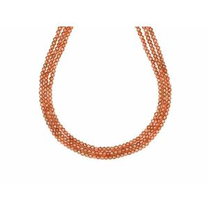 Cirkon fazettált világos púder golyó 2mm – ékszerkészítő alapanyag (füzér) kép