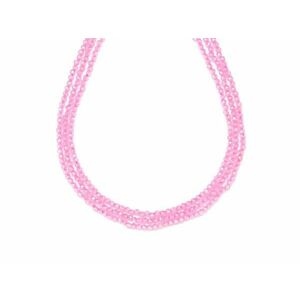 Cirkon fazettált világos rózsaszín golyó 2mm – ékszerkészítő alapanyag (füzér) kép