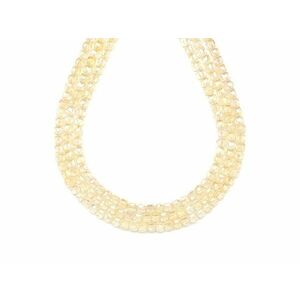 Cirkon fazettált világos sárga kocka 3x3mm – ékszerkészítő alapanyag (füzér) kép