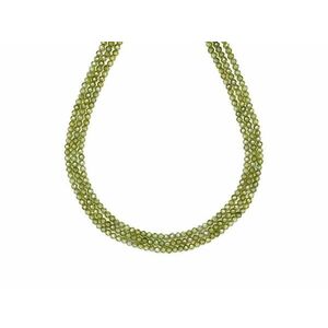 Cirkon fazettált zöld golyó 2mm – ékszerkészítő alapanyag (füzér) kép