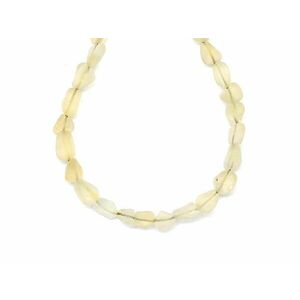 Citromkvarc matt pebble 6-10mm – ékszerkészítő alapanyag (füzér) kép