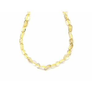 Citromkvarc pebble 5-9mm – ékszerkészítő alapanyag (füzér) kép