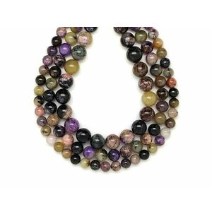 Csaroit golyó 10-11mm – ékszerkészítő alapanyag (füzér) kép