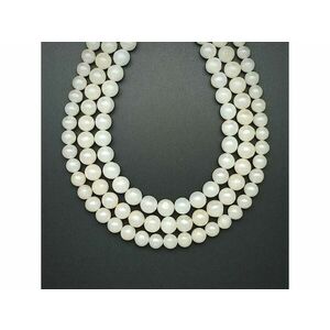 Édesvizi tenyésztett gyöngy golyó A 7-8mm – ékszerkészítő alapanyag (füzér) kép