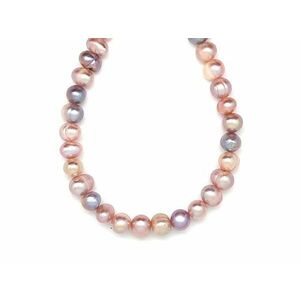 Édesvizi tenyésztett púder gyöngy golyó 7-9mm – ékszerkészítő alapanyag (füzér) kép