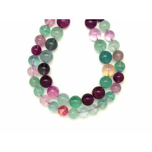 Fluorit golyó A 10-11mm – ékszerkészítő alapanyag (füzér) kép