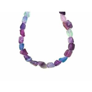 Fluorit nyers darabok 6-9mm – ékszerkészítő alapanyag (füzér) kép