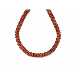 Goldstone vörös korong 6, 5x2mm – ékszerkészítő alapanyag (füzér) kép