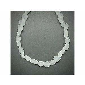 Hegyikristály matt pebble 6-10mm – ékszerkészítő alapanyag (füzér) kép