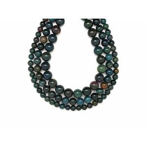 Heliotróp golyó 8-9mm – ékszerkészítő alapanyag (füzér) kép