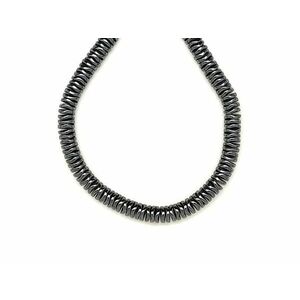 Hematit hullám korong 6x1.5mm – ékszerkészítő alapanyag (füzér) kép