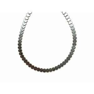 Hematit szív 3x3mm – ékszerkészítő alapanyag (füzér) kép