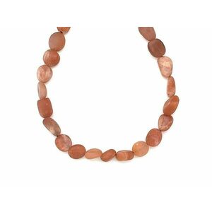 Holdkő barack matt pebble 6-10mm – ékszerkészítő alapanyag (füzér) kép