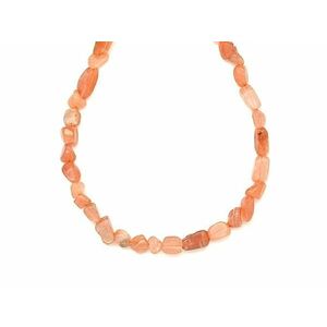 Holdkő barack pebble 4-8mm – ékszerkészítő alapanyag (füzér) kép