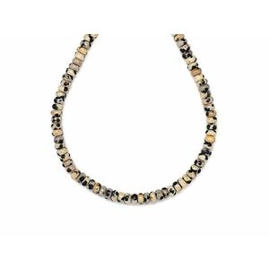 Jáspis dalmata korong 4x2mm – ékszerkészítő alapanyag (füzér) kép