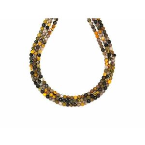 Jáspis dongó fazettált golyó 3mm – ékszerkészítő alapanyag (füzér) kép