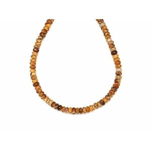 Jáspis kép korong 4x2mm – ékszerkészítő alapanyag (füzér) kép