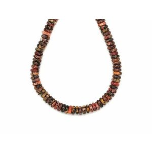 Jáspis leopárd korong 6, 5x2mm – ékszerkészítő alapanyag (füzér) kép