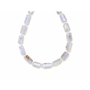 Kalcedon hengerszerű 6-7x8-10mm – ékszerkészítő alapanyag (füzér) kép