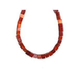 Karneol kocka 4-5mm – ékszerkészítő alapanyag (füzér) kép