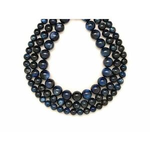 Kianit golyó A 9-10mm – ékszerkészítő alapanyag (füzér) kép