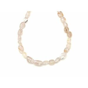 Kvarc sárgás pebble 6-10mm – ékszerkészítő alapanyag (füzér) kép