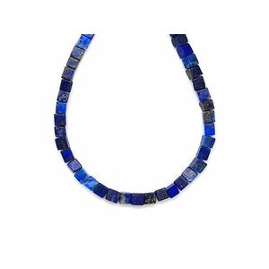 Lapis lazuli kocka A 4-5mm – ékszerkészítő alapanyag (füzér) kép