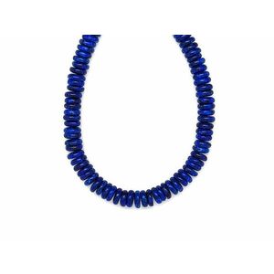 Lapis lazuli szinezett korong 6, 5x2mm – ékszerkészítő alapanyag (füzér) kép