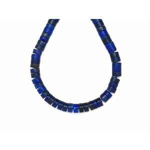 Lapis lazuli szinezett korong 6x3mm – ékszerkészítő alapanyag (füzér) kép