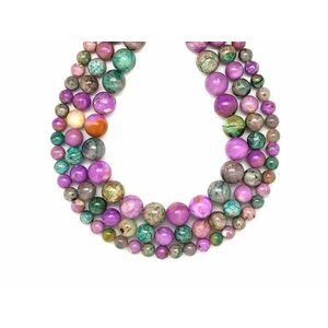 Phosphosiderite Kvantum Kvattro mix golyó 8mm – ékszerkészítő alapanyag (füzér) kép