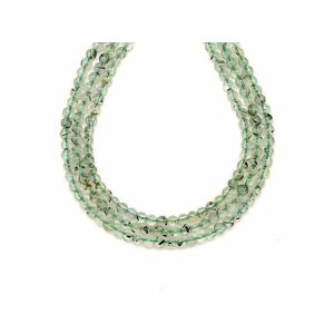 Prehnit golyó 4mm – ékszerkészítő alapanyag (füzér) kép