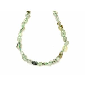 Prehnit pebble 6-10mm – ékszerkészítő alapanyag (füzér) kép